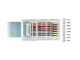 Delock Adapter USB 2.0 Type-C™ Stecker > 1 x Seriell RS-232 RJ45 Stecker 5,0 m grau