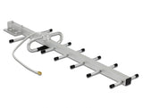 Delock LPWAN 806 - 896 MHz Yagi Antenne SMA Stecker 10 dBi starr direktional Wand- und Mastmontage outdoor