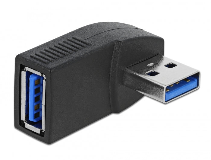 Delock Adapter USB 3.0 Stecker-Buchse gewinkelt 90° horizontal