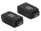 Delock Adapter USB micro-A+B Buchse zu USB micro-A+B Buchse