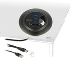 Delock Tisch-Hub 3 Port USB 3.0 + 2 Slot SD Card Reader