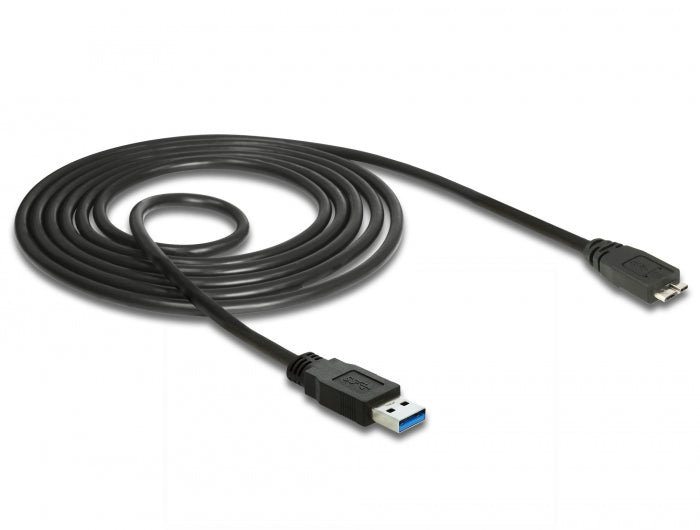 Delock USB 5 Gbps Kabel Typ-A Stecker zu Typ Micro-B Stecker 1,5 m schwarz
