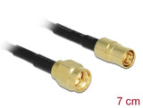 Delock Antennenkabel SMA Stecker > SMB Stecker 70 mm