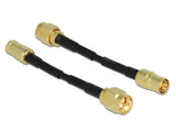 Delock Antennenkabel SMA Stecker > SMB Stecker 70 mm