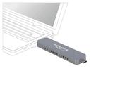 Delock Externes Gehäuse für M.2 NVMe PCIe SSD mit USB Type-C™ und Typ-A Stecker