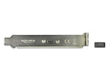 Delock USB 10 Gbps Slotblech mit 1 x USB Type-C™ Port