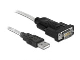 Delock Adapter USB 2.0 Typ-A > 1 x Seriell DB9 RS-232 + Adapter DB25