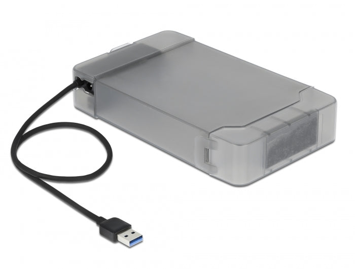 Delock USB Typ-A zu SATA Konverter mit 3.5″ Schutzhülle