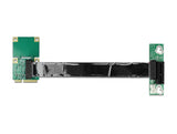 Delock Riser Karte Mini PCI Express > PCI Express x1 links gerichtet