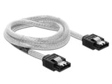 Delock SATA 6 Gb/s Kabel 70 cm transparent
