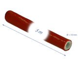 Delock Feuerfester Schutzschlauch silikonbeschichtet 5 m x 10 mm rot
