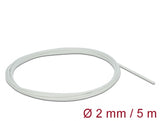 Delock Schutzschlauch Glasfasergeflecht 5 m x 2 mm weiß