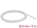 Delock Schutzschlauch Glasfasergeflecht 5 m x 4 mm weiß