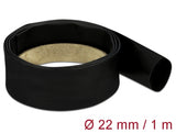 Delock Schrumpfschlauch 1 m x 22 mm schwarz
