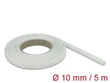 Delock Schutzschlauch Glasfasergeflecht 5 m x 10 mm weiß