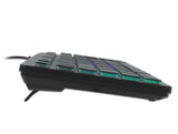 Delock USB Tastatur kabelgebunden 1,5 m schwarz mit RGB Beleuchtung