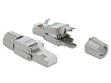 Delock RJ45 Stecker Cat.6A STP werkzeugfrei