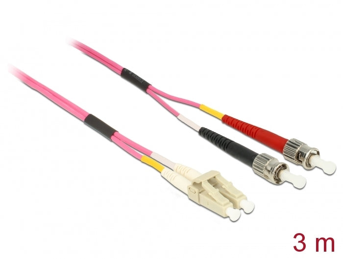 Delock Kabel Lichtwellenleiter LC > ST Multimode OM4 3 m