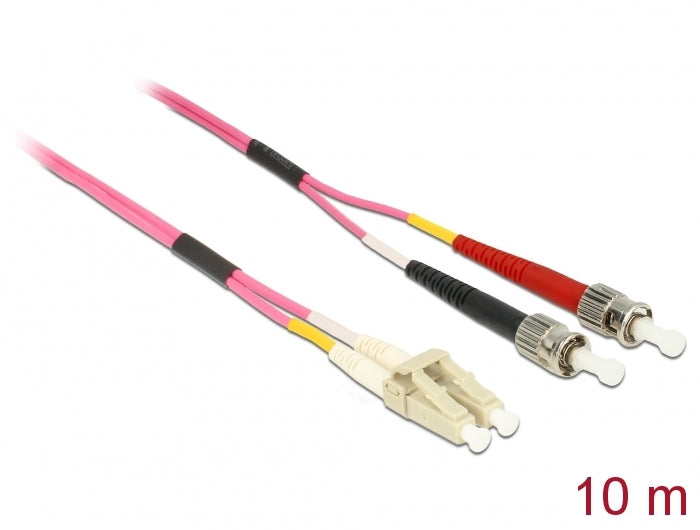 Delock Kabel Lichtwellenleiter LC > ST Multimode OM4 10 m