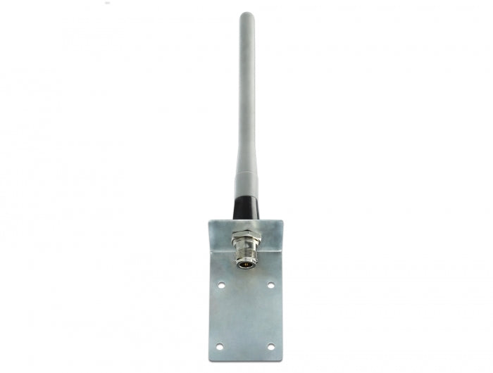 Delock LPWAN 890 - 960 MHz Antenne N Buchse 3,5 dBi omnidirektional starr Wandmontage outdoor grau