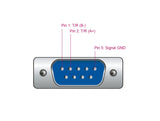 Delock USB 2.0 zu Seriell RS-485 Adapter mit 15 kV ESD Schutz und kompaktem seriellen Steckergehäuse