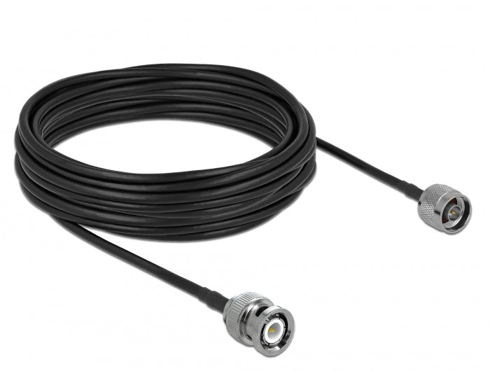 Delock Antennenkabel N Stecker zu BNC Stecker 50 Ohm LMR195 10 m