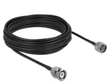 Delock Antennenkabel N Stecker zu BNC Stecker 50 Ohm LMR195 10 m