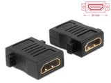 Delock Adapter HDMI-A Buchse > HDMI-A Buchse mit Schraubanschluss