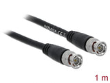 Delock Kabel BNC Stecker zu BNC Stecker 75 Ohm 1 m
