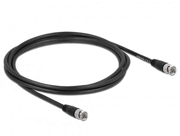 Delock Kabel BNC Stecker zu BNC Stecker 75 Ohm 2 m