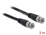 Delock Kabel BNC Stecker zu BNC Stecker 75 Ohm 3 m