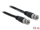 Delock Kabel BNC Stecker zu BNC Stecker 75 Ohm 10 m