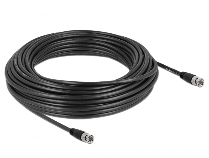 Delock Kabel BNC Stecker zu BNC Stecker 75 Ohm 20 m