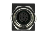 Delock Netzwerkadapter M12 A-kodiert 8 Pin Buchse zu RJ45 Buchse
