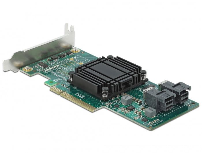 Delock PCI Express x8 Karte zu 2 x intern SFF-8643 NVMe - Low Profile Formfaktor