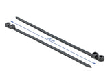 Delock Kabelbinder mit Befestigungsöse L 300 x B 7,6 mm schwarz 10 Stück
