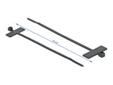 Delock Kabelbinder mit Beschriftungsfeld L 100 x B 2,5 mm schwarz 10 Stück