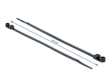 Delock Kabelbinder mit Befestigungsöse L 160 x B 4,8 mm schwarz 10 Stück