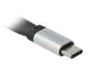 Delock USB 10 Gbps FPC Flachbandkabel USB Type-C™ zu USB Type-C™ 22 cm PD 3 A E-Marker