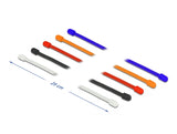 Delock Kabelbinder biegsam L 250 x B 4 mm farbig sortiert Set 10 Stück