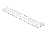 Delock Kabelbinder mit Befestigungsöse L 400 x B 7,6 mm weiß 10 Stück