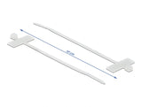 Delock Kabelbinder mit Beschriftungsfeld L 100 x B 2,5 mm weiß 10 Stück