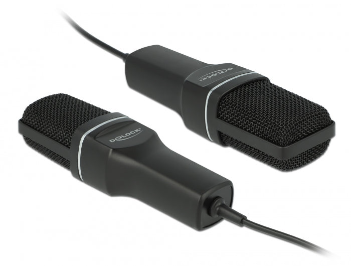 Delock USB Kondensator Mikrofon Set - für Podcasting, Gaming und Gesang