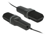 Delock USB Kondensator Mikrofon Set - für Podcasting, Gaming und Gesang