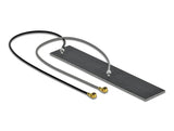 Delock WLAN 802.11 ac/ax/a/h/b/g/n Doppelantenne 2 x I-PEX Inc., MHF® I Stecker 2,2 – 4,0 dBi 2 x 15 cm PCB intern Klebemontage