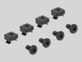 Delock 10″ Kabelmanagement Bürstenleiste 1 HE schwarz