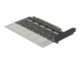 Delock PCI Express x16 Karte zu 5 x intern M.2 Key B / SATA
