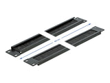 Delock 19″ Kabelmanagement Bürstenleiste 1 HE schwarz