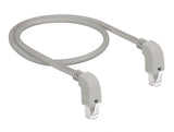Delock Netzwerkkabel RJ45 Cat.5e SF/UTP unten / unten gewinkelt 1 m