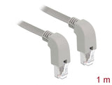 Delock Netzwerkkabel RJ45 Cat.6 S/FTP unten / unten gewinkelt 1 m